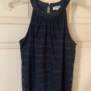 Halter Lace Tank Top